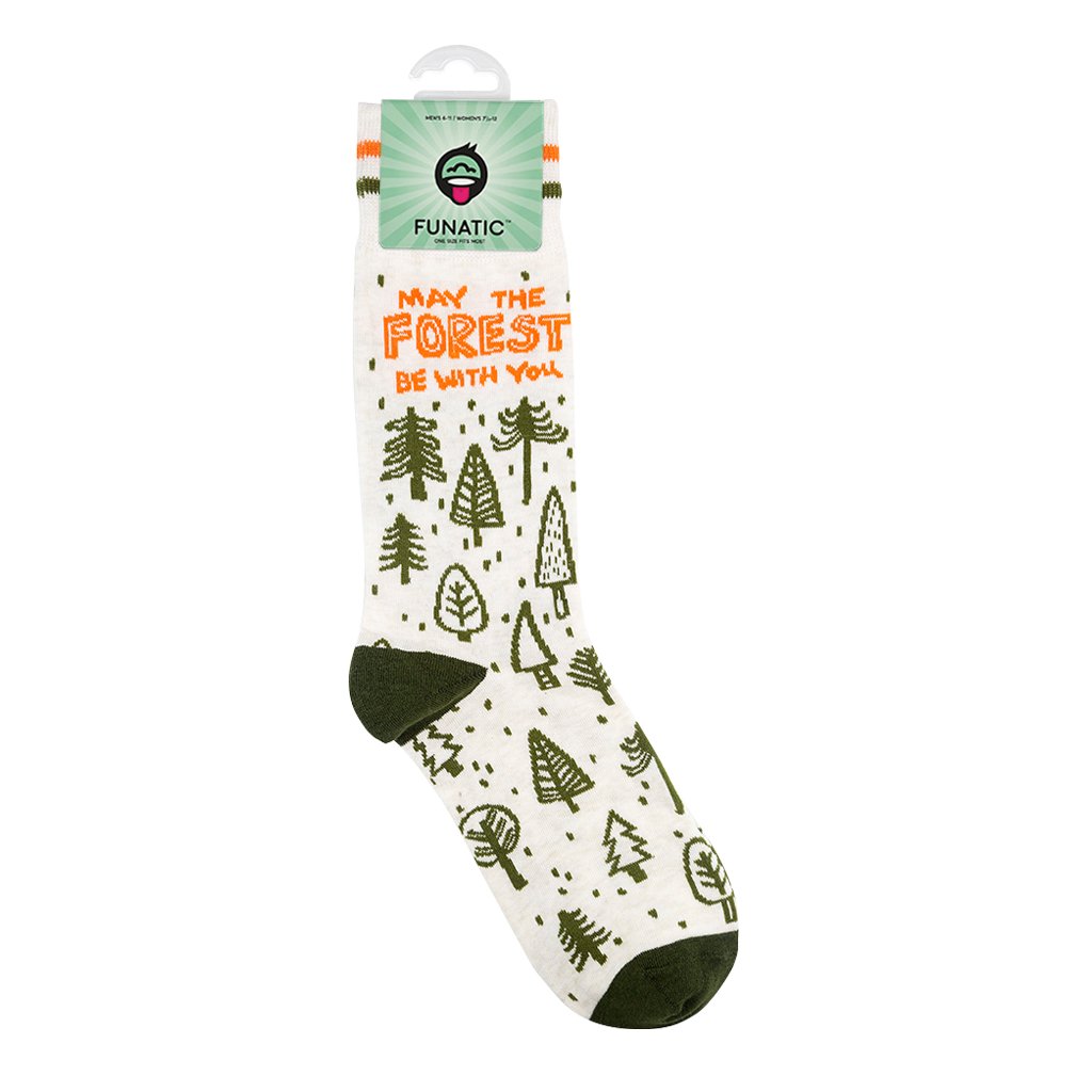 May the Forest Be With You Socks | Unisex Sock | Nature Sock - HER Home Design Boutique